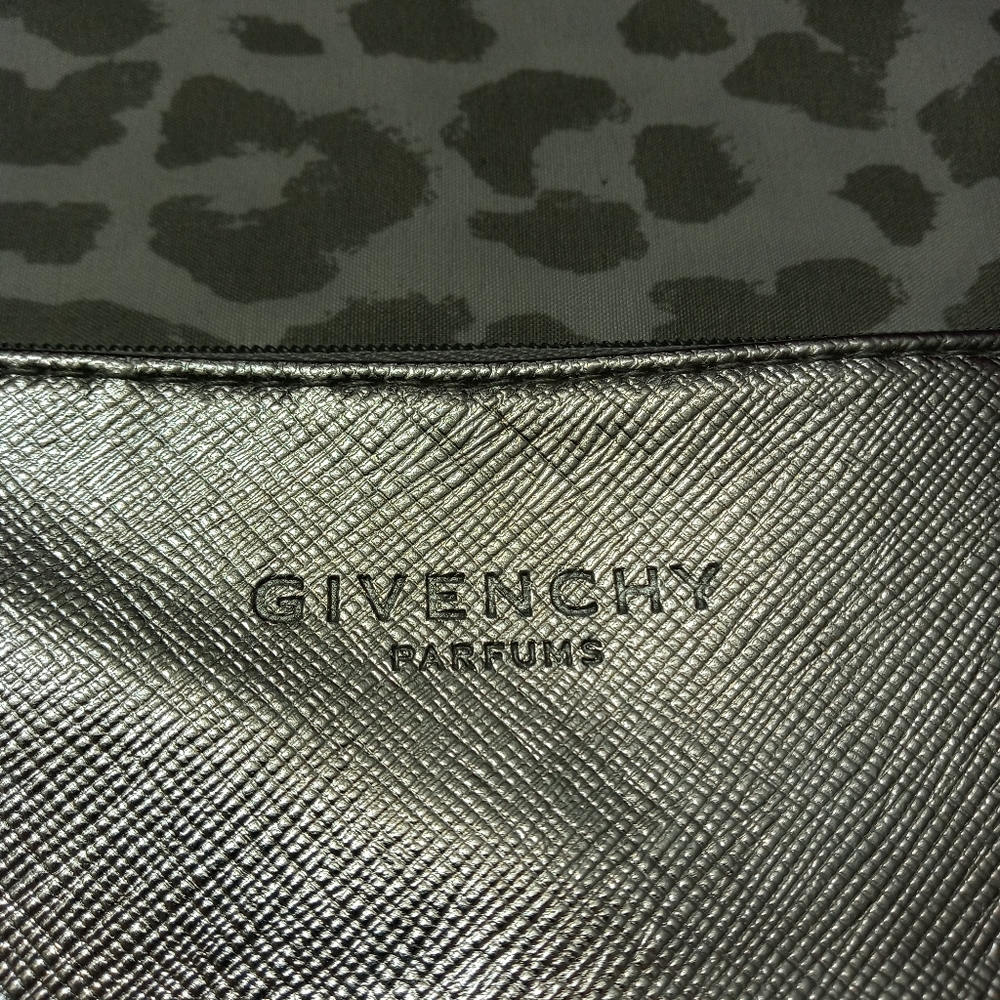 Givenchy Small Silver Makeup Bag - image 2